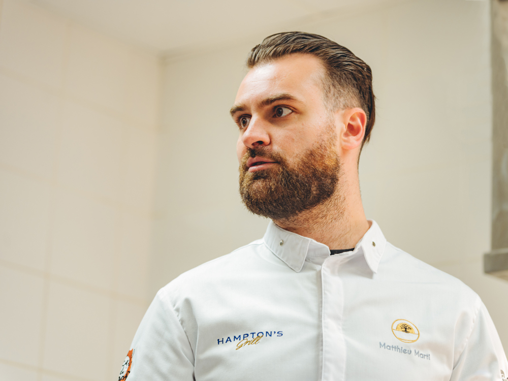 Â« Jâ€™ai voulu crÃ©er une table de partage, conviviale et gourmandes oÃ¹ ma seule limite est mon imagination Â» explique Matthieu Marti.